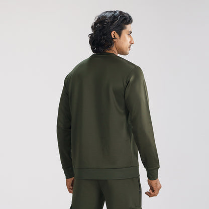 Mens Olive Sweatshirt