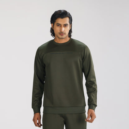 Mens Olive Sweatshirt