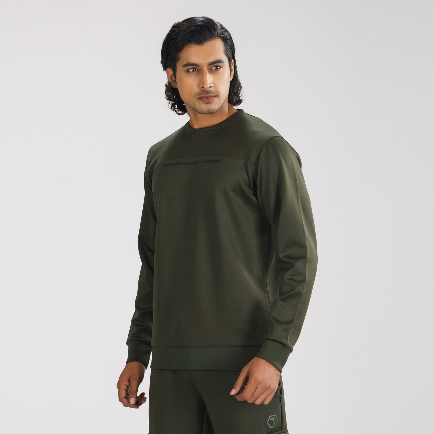 Mens Olive Sweatshirt