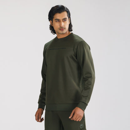 Mens Olive Sweatshirt