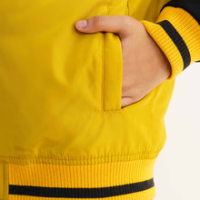 Load image into Gallery viewer, Girls Mustard Printed Bomber
