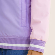 Load image into Gallery viewer, Girls Lavender Printed Bomber
