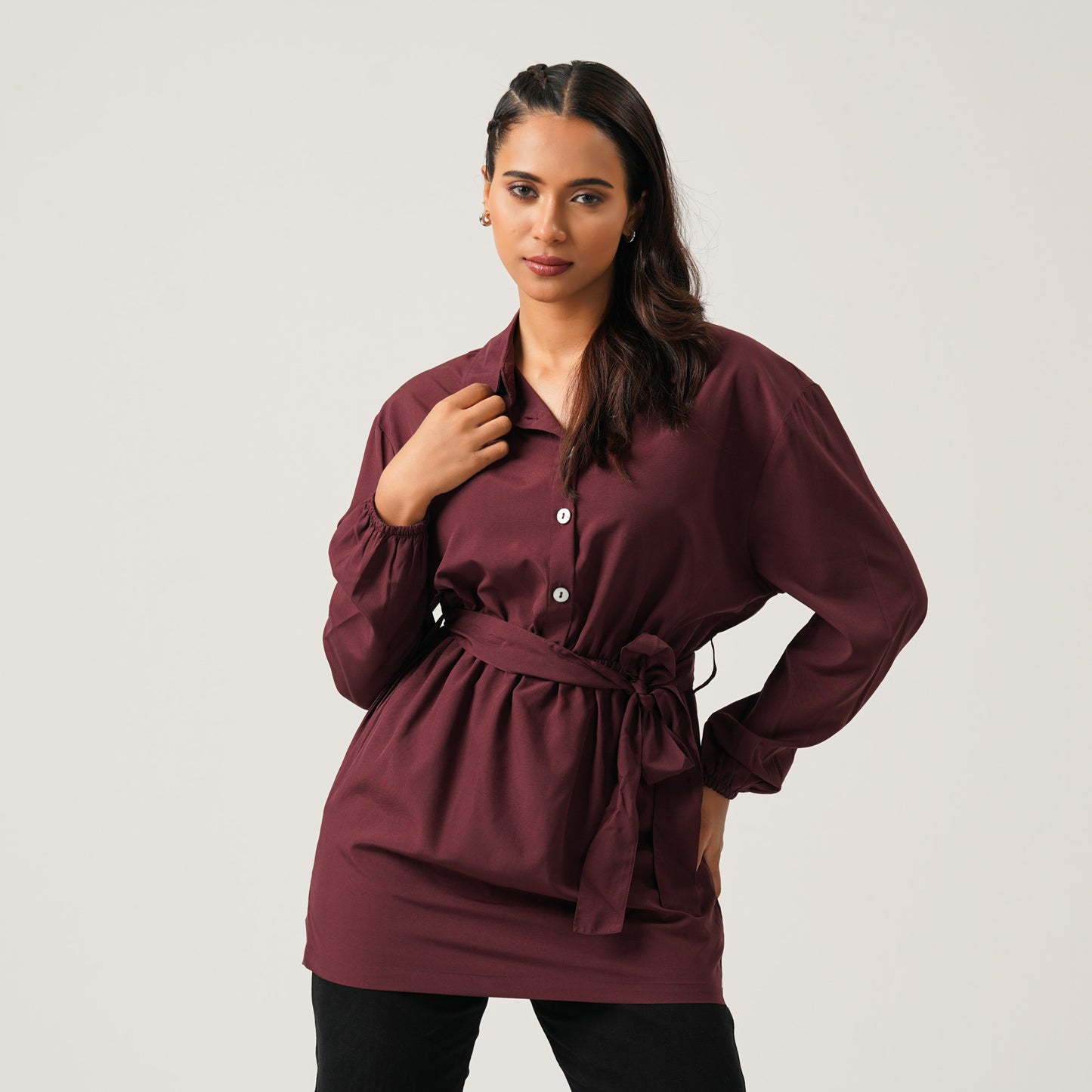 Womens Radish Purple Top