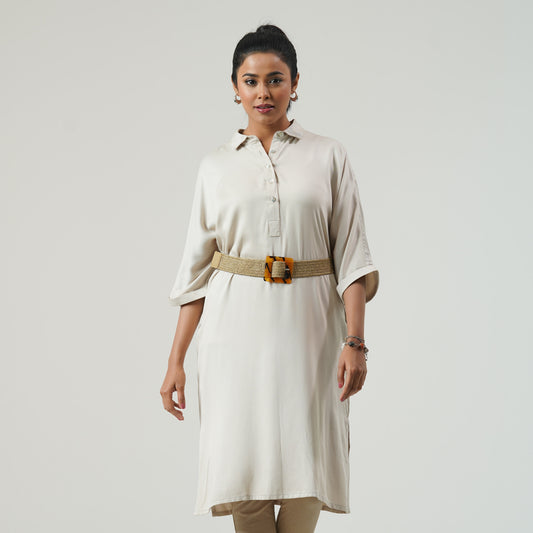 Womens Beige Dress