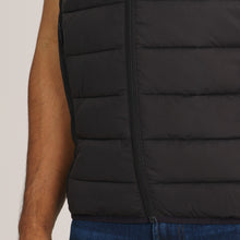 Load image into Gallery viewer, Men Sleeveless Black Jacket
