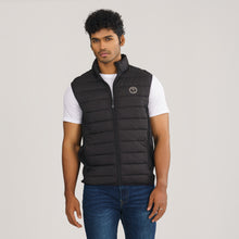 Load image into Gallery viewer, Men Sleeveless Black Jacket
