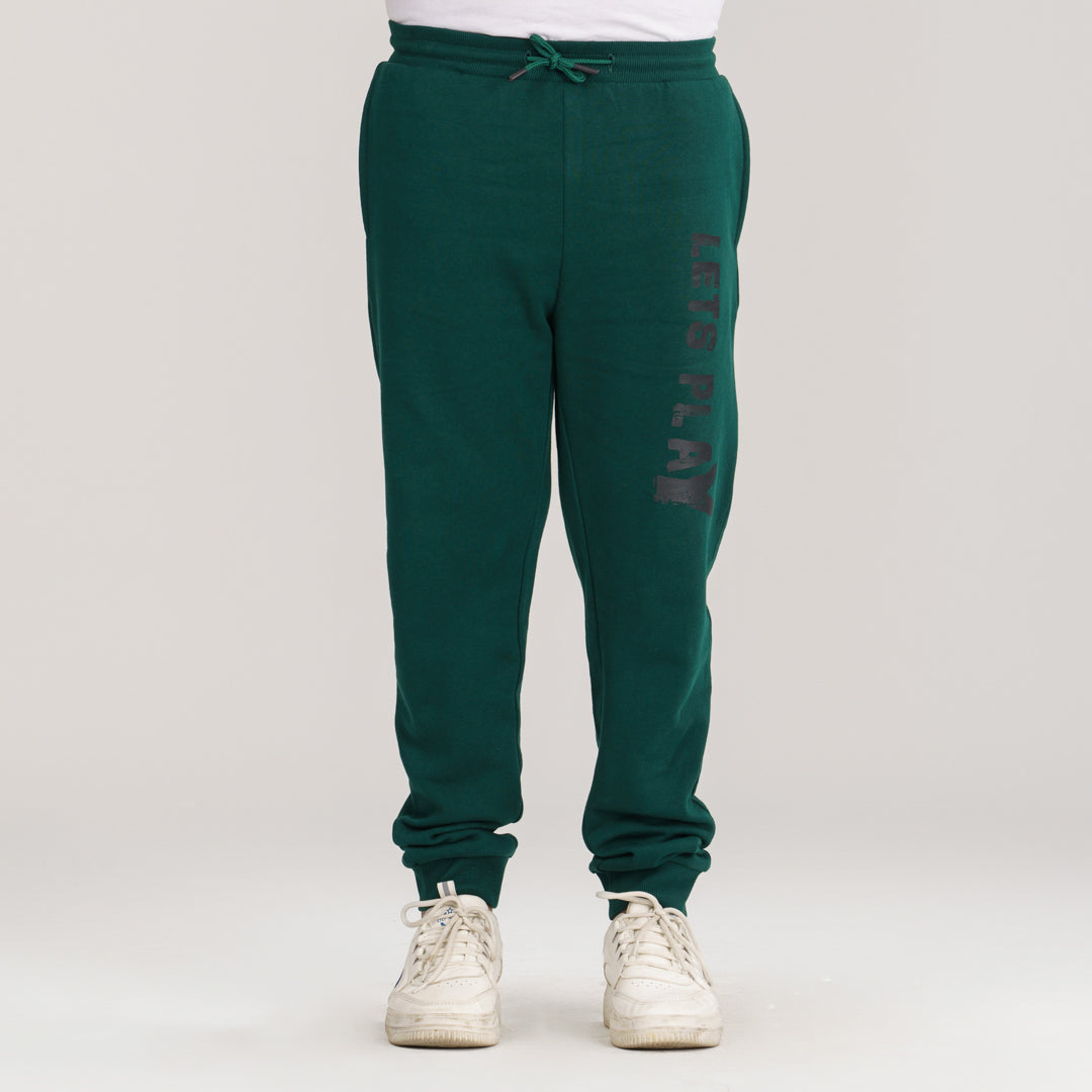 Boys Teal Green Joggers