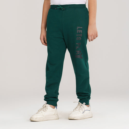 Boys Teal Green Joggers