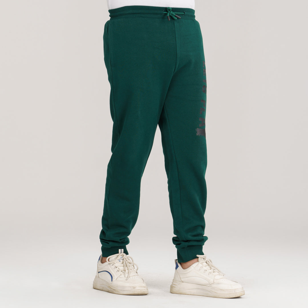 Boys Teal Green Joggers