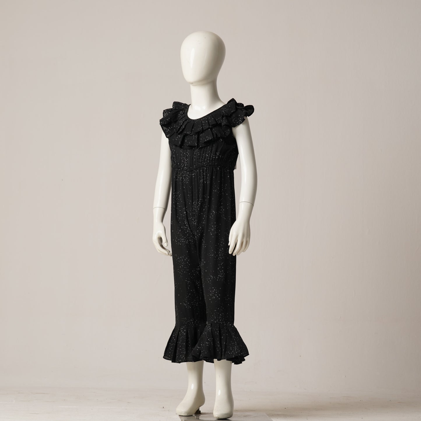 Baby Girls Jumpsuit-Black