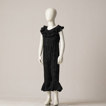 Baby Girls Jumpsuit-Black