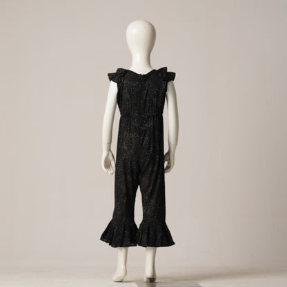 Baby Girls Jumpsuit-Black