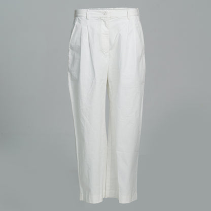 LADIES PANT-WHITE