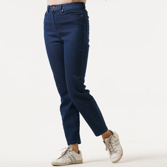 Womens Blue Denim Pant