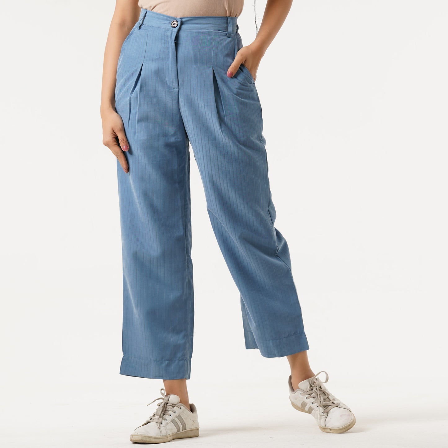 Womens Blue Pant