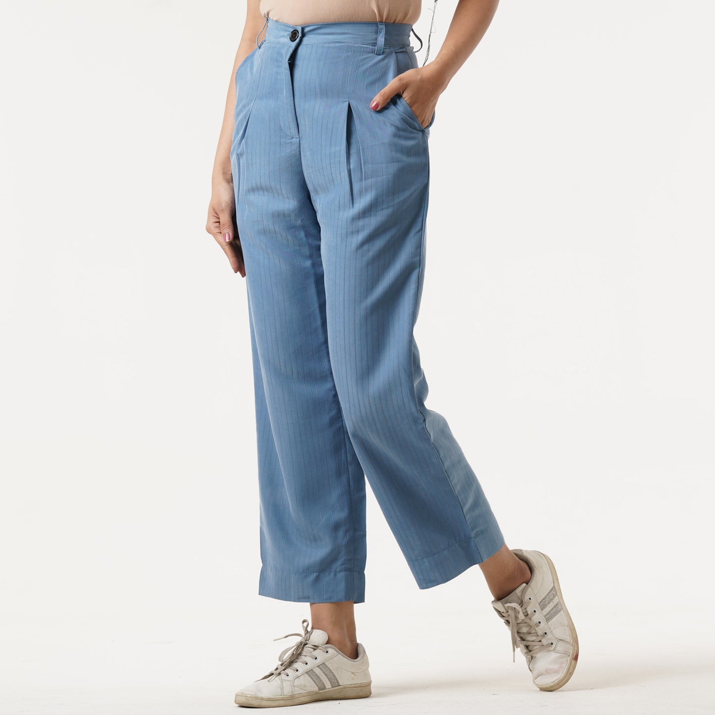 Womens Blue Pant