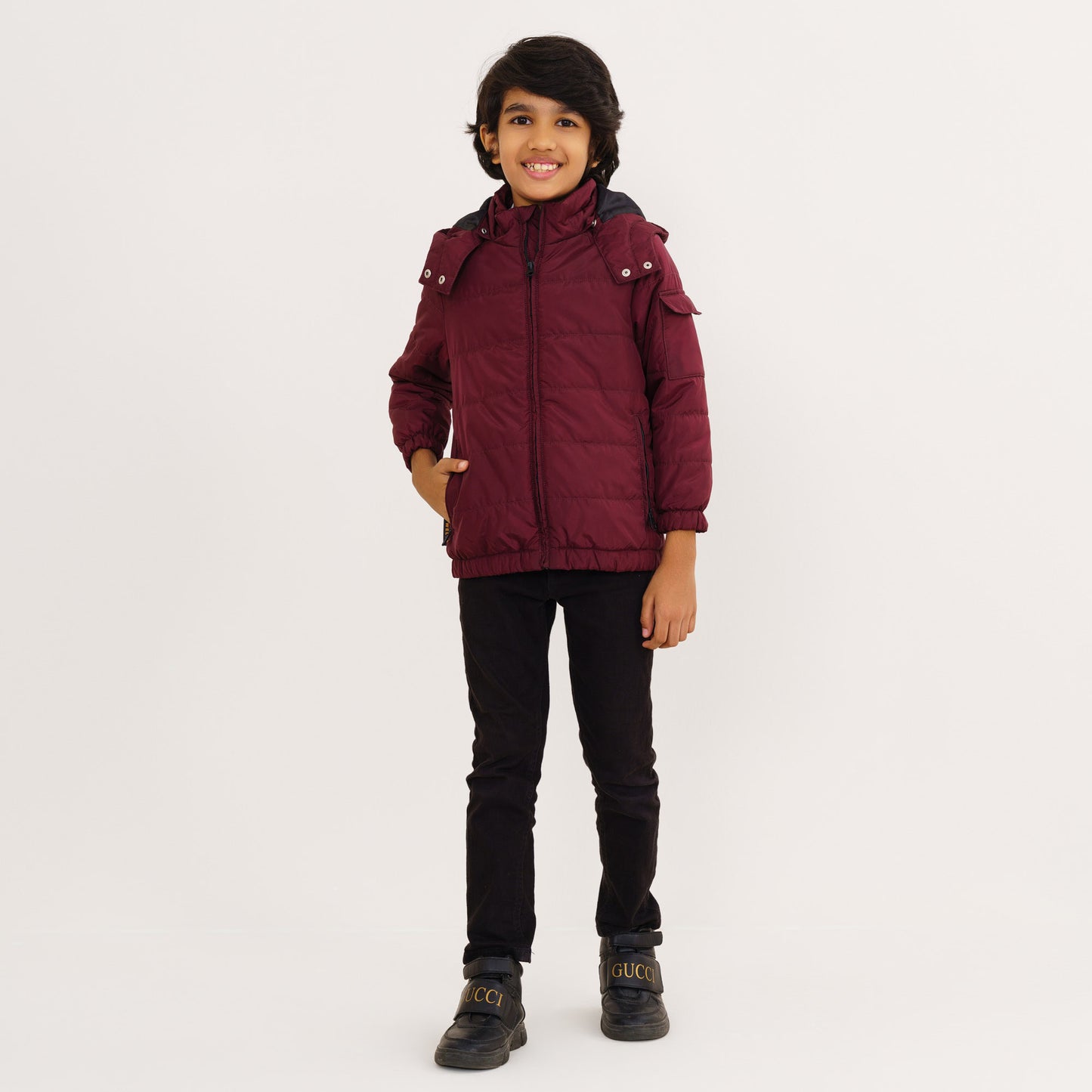 Baby Boys Maroon Quilting