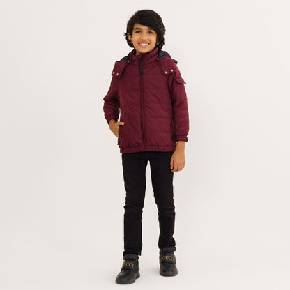 Baby Boys Maroon Quilting