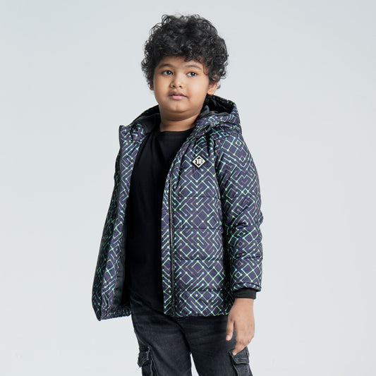 Baby Navy & Green Boys Quilting