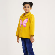 Load image into Gallery viewer, Baby Girls Mustard Quilted Jacket
