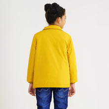 Load image into Gallery viewer, Baby Girls Mustard Quilted Jacket
