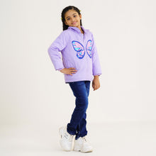 Load image into Gallery viewer, Baby Girls Lavender Quilted Jacket
