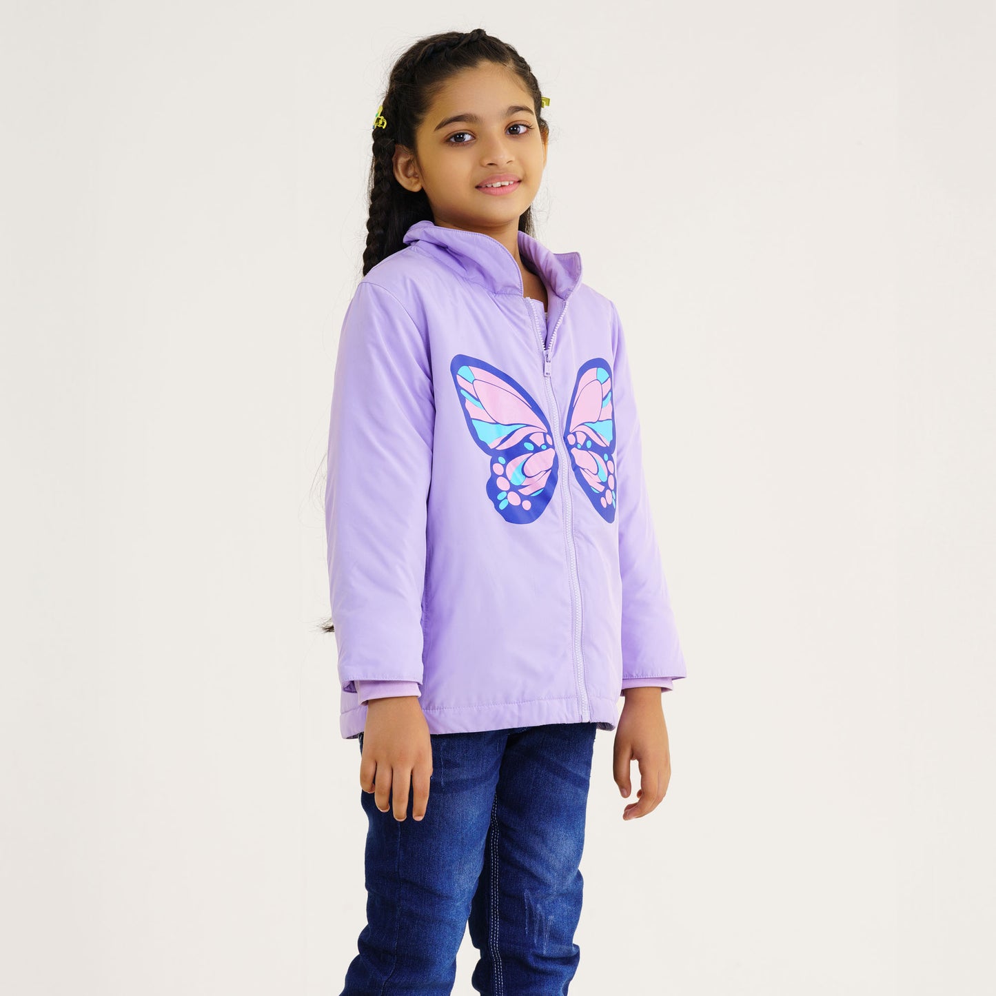 Baby Girls Lavender Quilted Jacket
