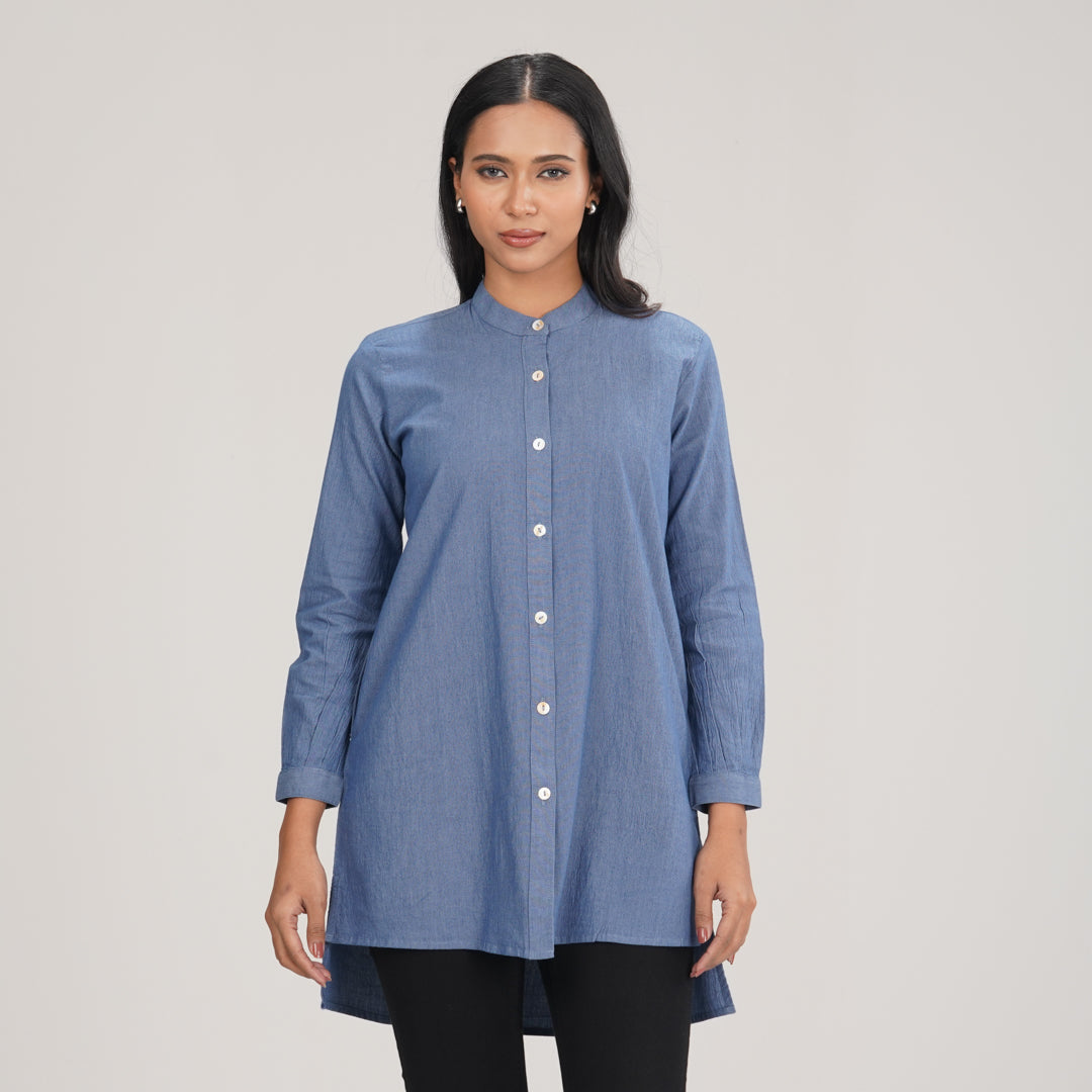 Women Sky Blue Shirt