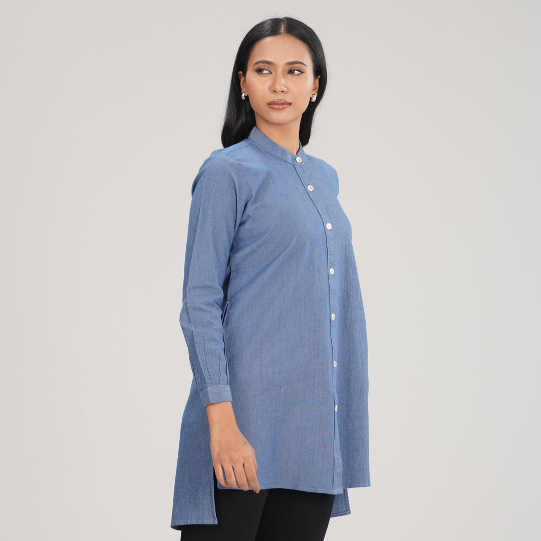 Women Sky Blue Shirt