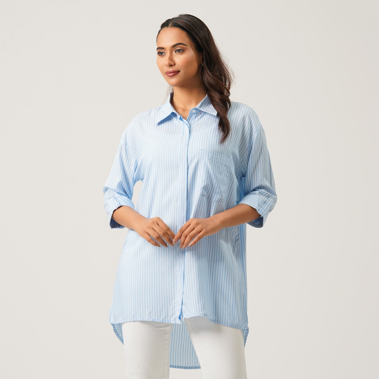 Womens Sky Blue Shirt