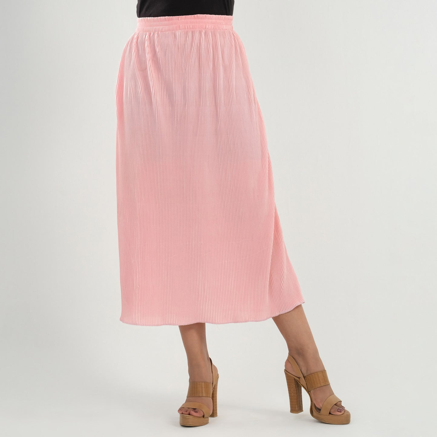 Womens Pink Flair Skirt