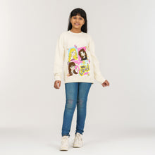 Load image into Gallery viewer, Girls Light Beige Sweatshirt
