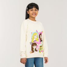 Load image into Gallery viewer, Girls Light Beige Sweatshirt
