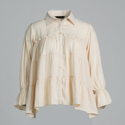 Ladies Tops-CREAM