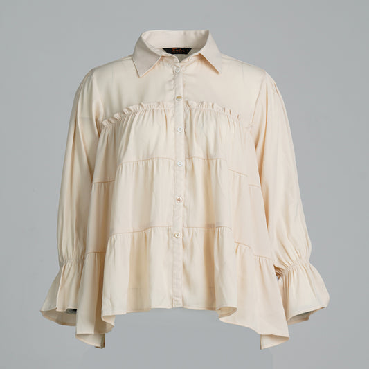 Ladies Tops-CREAM