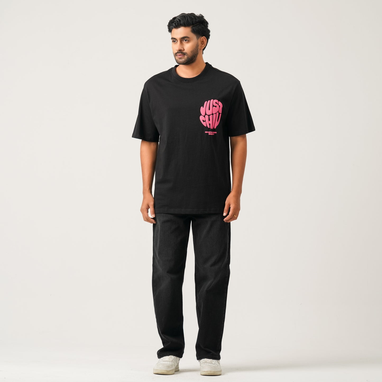 Mens Black Oversize T-Shirt
