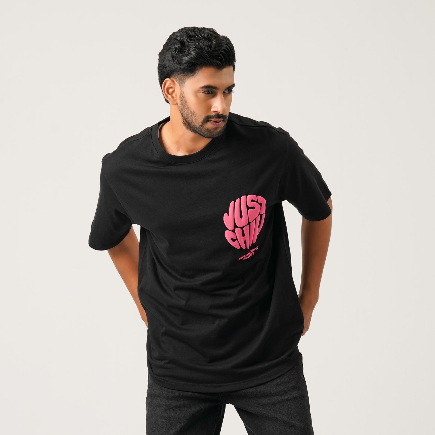Mens Black Oversize T-Shirt