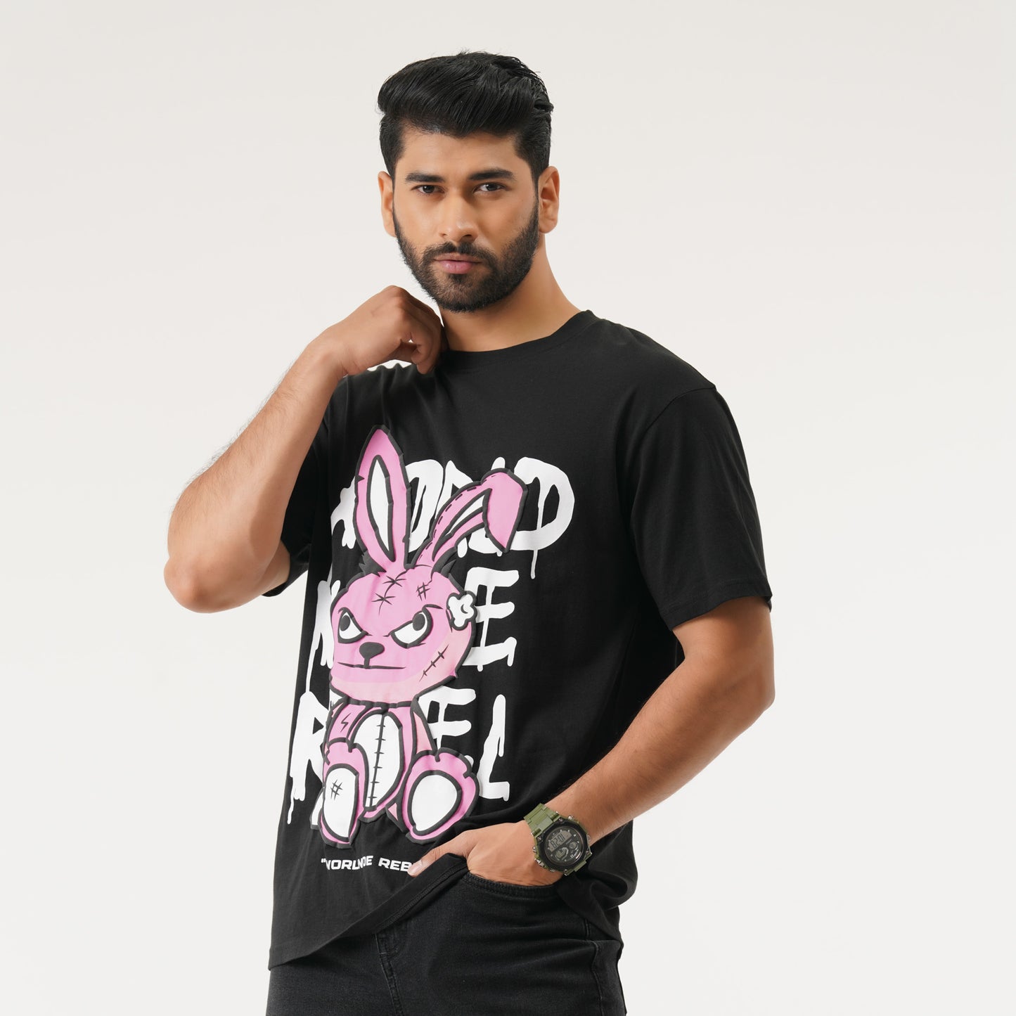 Mens Oversize Black T-Shirt