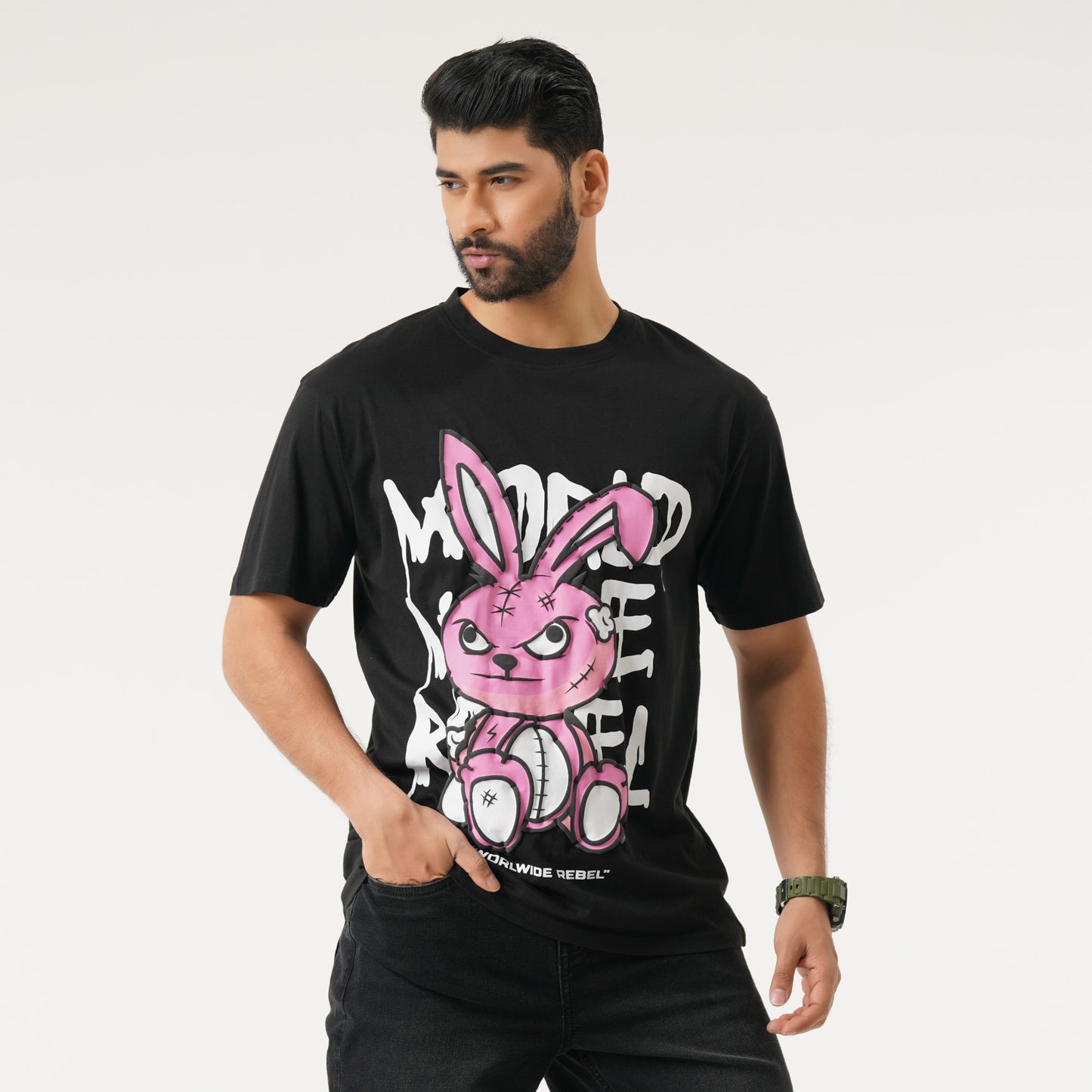 Mens Oversize Black T-Shirt