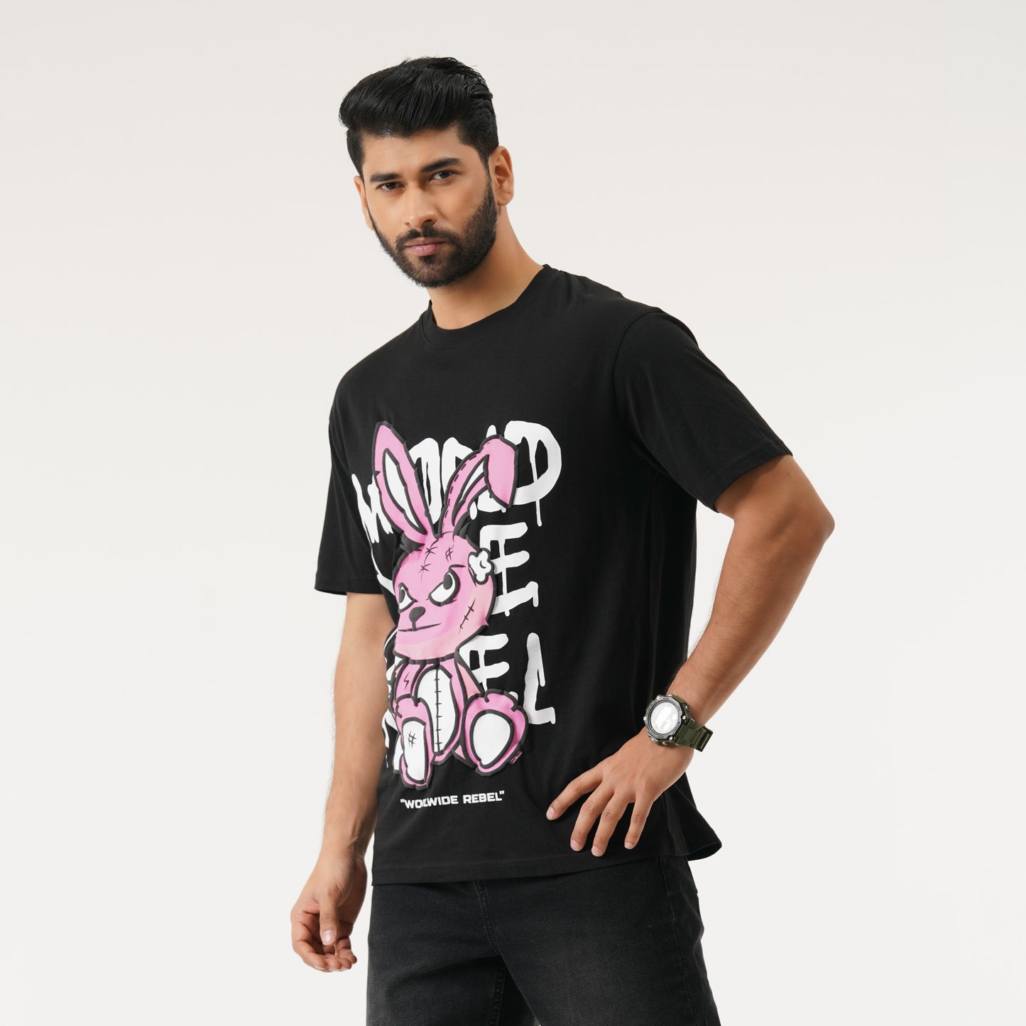 Mens Oversize Black T-Shirt