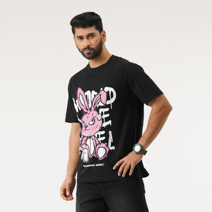 Mens Oversize Black T-Shirt