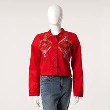 Load image into Gallery viewer, Womens Red Twill Jacket
