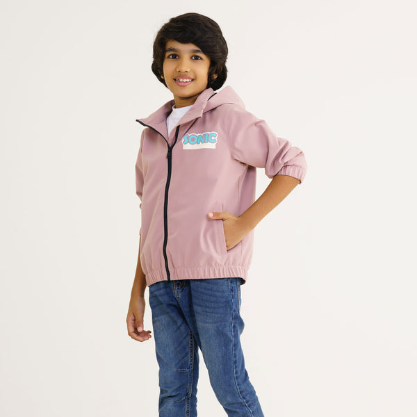 Baby Boys Peach Pink Windbreaker