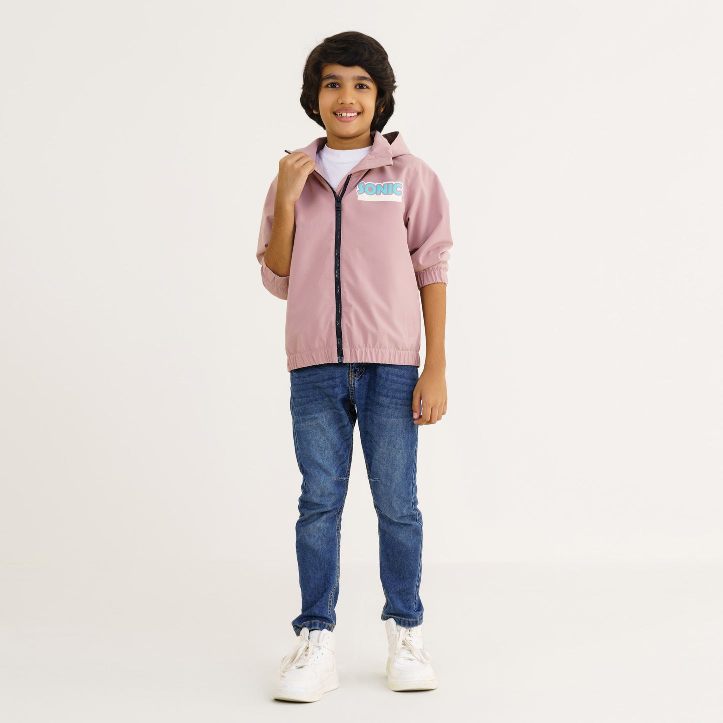 Baby Boys Peach Pink Windbreaker