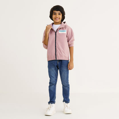 Baby Boys Peach Pink Windbreaker