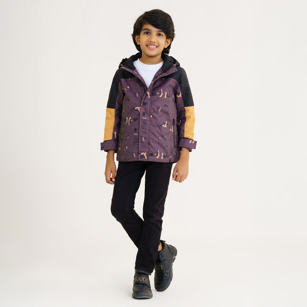 Baby Boys Black Brown Windbreaker