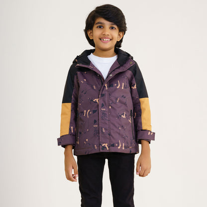 Baby Boys Black Brown Windbreaker