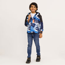 Load image into Gallery viewer, Baby Boy&#39;s Blue White Windbreaker
