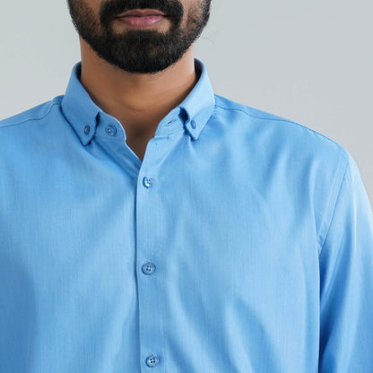 Men’s Blue Formal Shirt