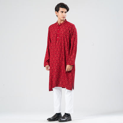 Men Viscose Ethnic Panjabi